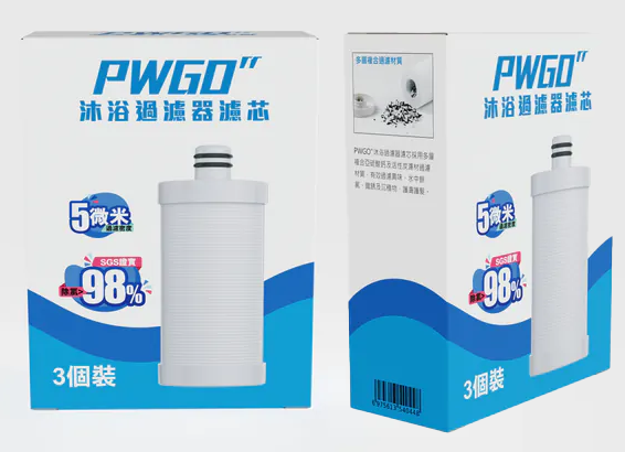 PWGO” 沐浴過濾器 連沐浴濾芯 (3個裝)產品圖片 3